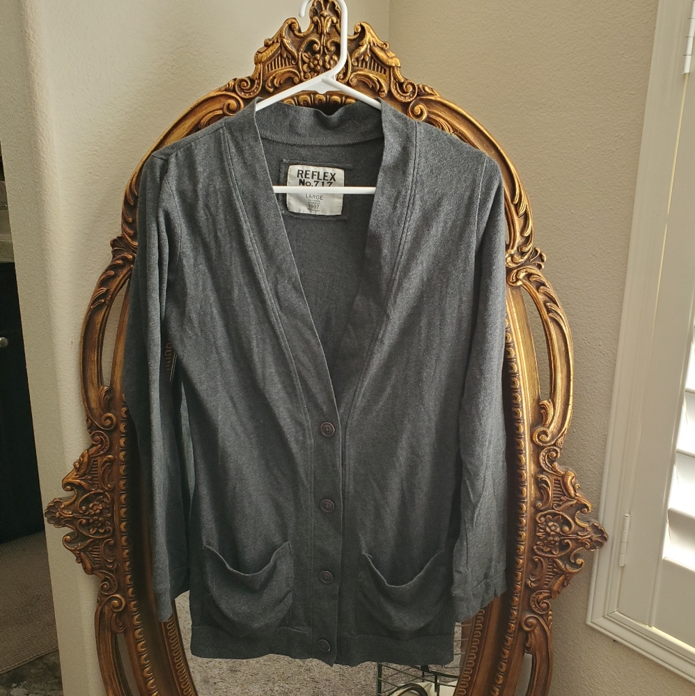 Basic Gray Cardigan